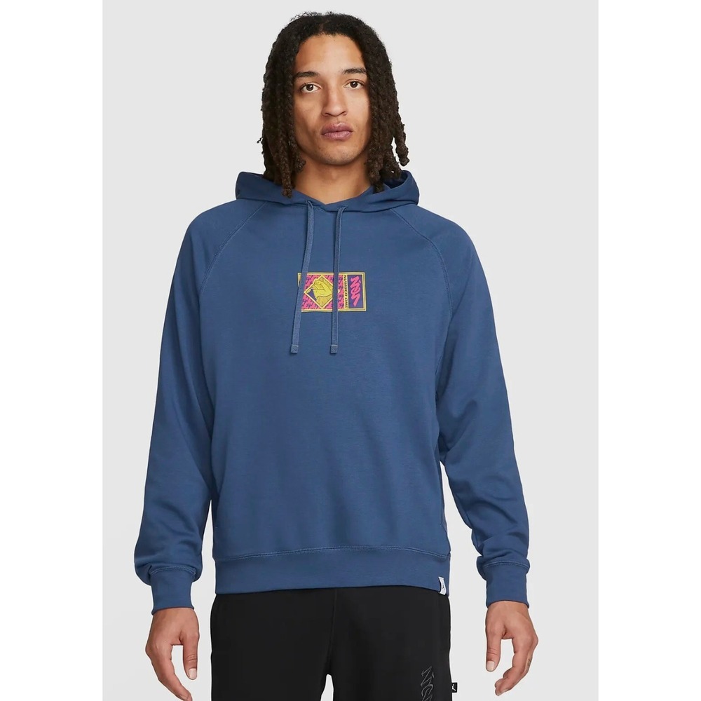 New Nike Jordan Dri-FIT Zion Large Men's French Terry Pullover Hoodie DR2100-410